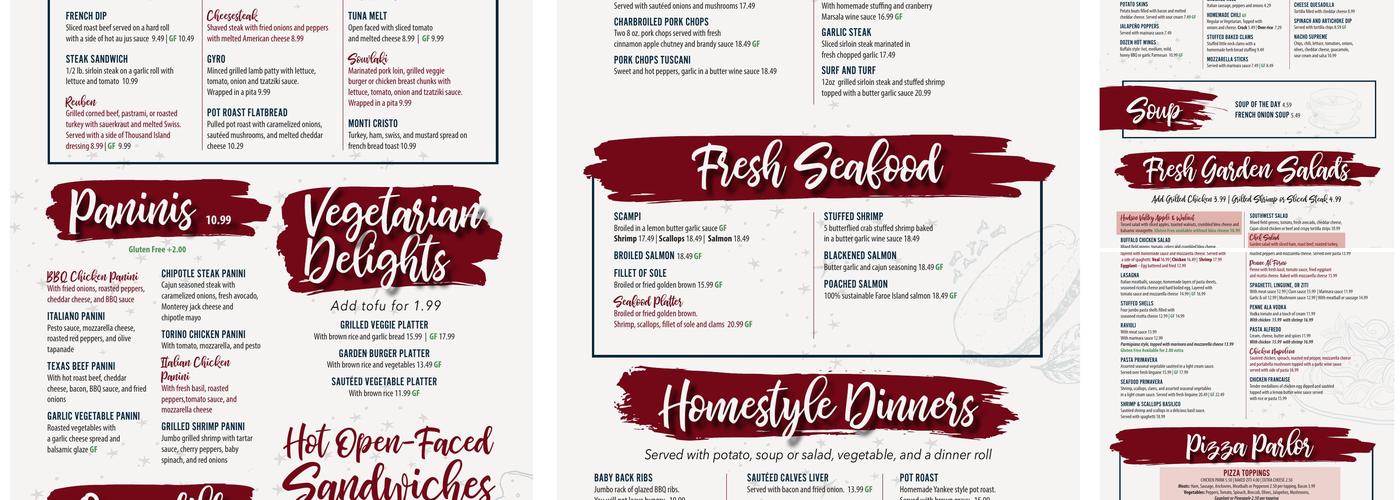 Pizza Star Menu