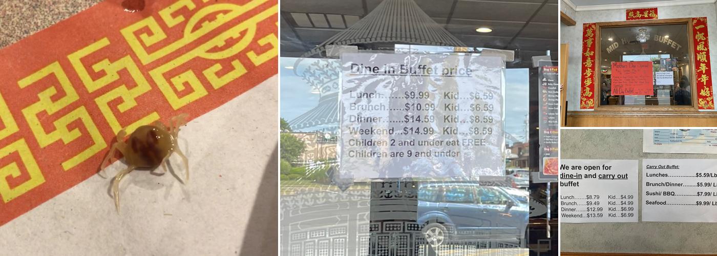 Mid Hudson Buffet Menu