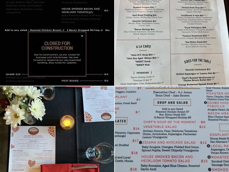 Rootstock Restaurant & Bar Menu