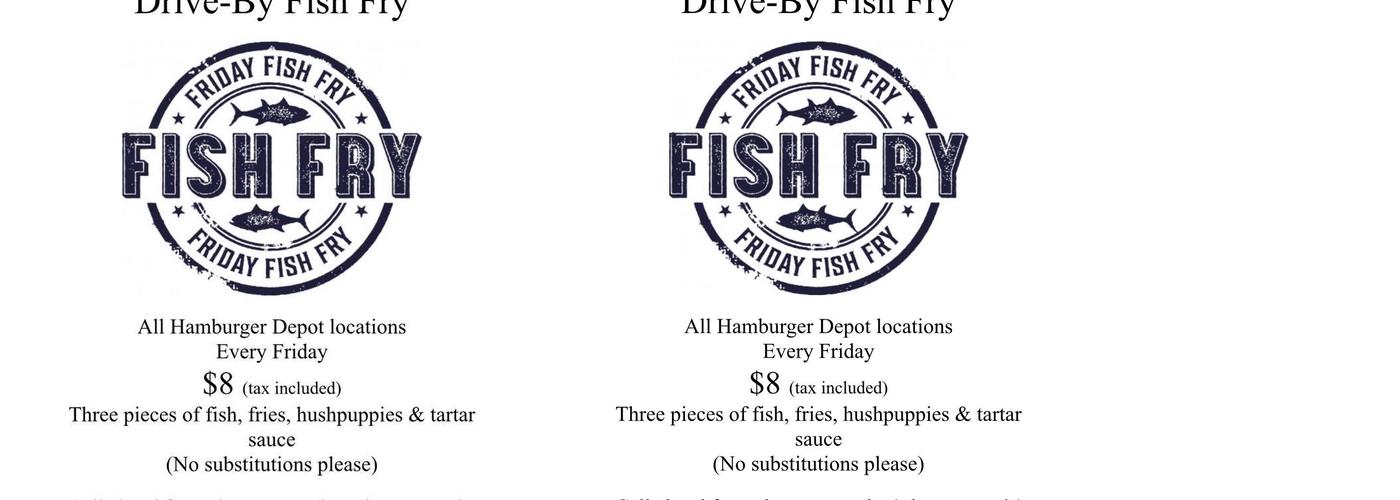 Hamburger Depot Menu