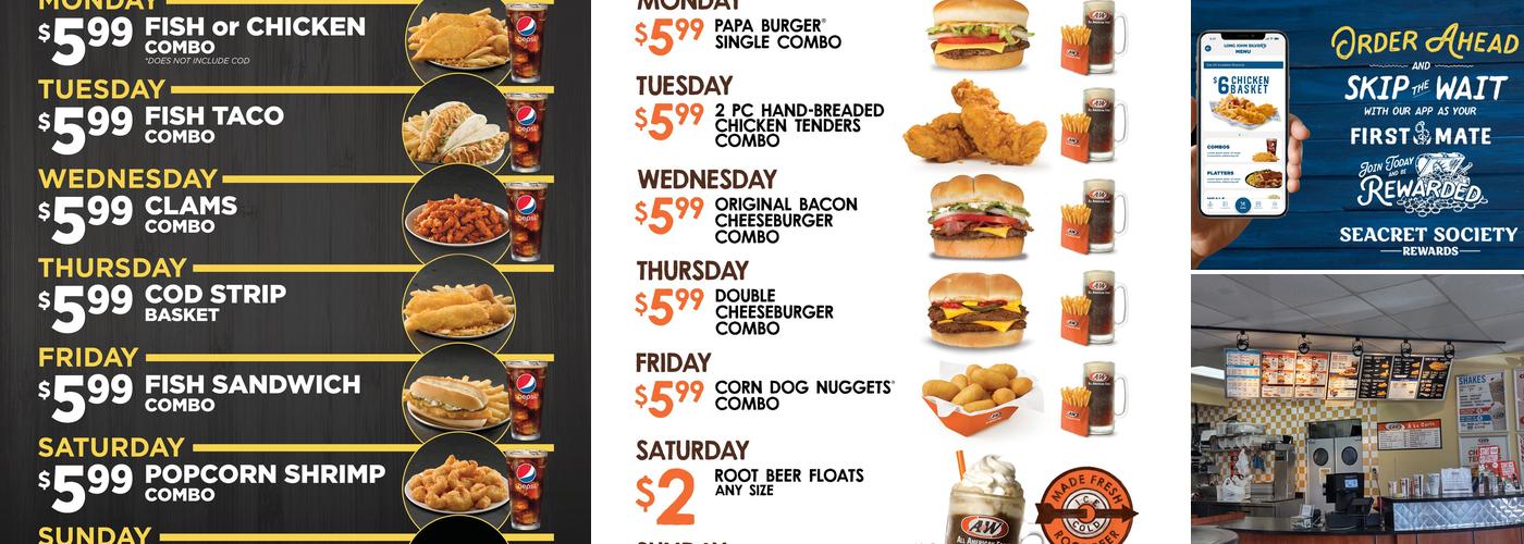 Long John Silver's | A&W Menu