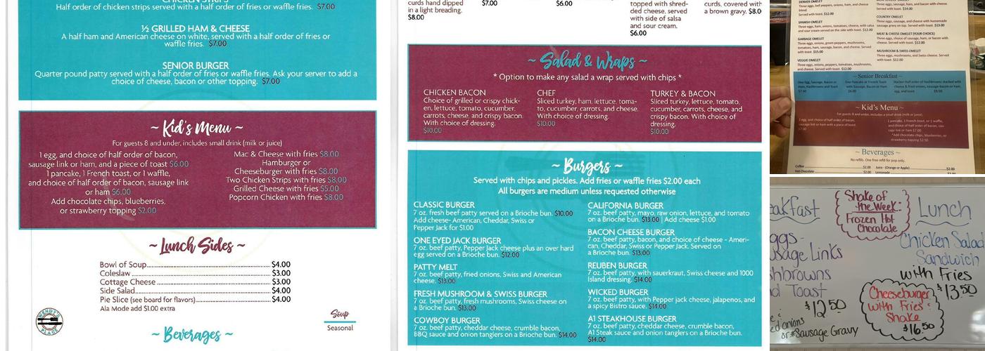 Wendy's Place Menu