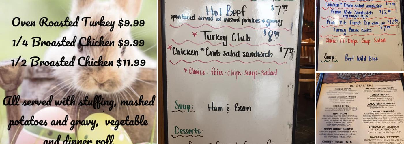 Lakeview Bar and Grill Menu