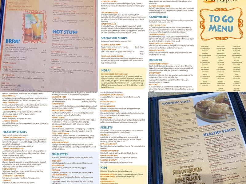 J. Christopher's Woodstock Menu