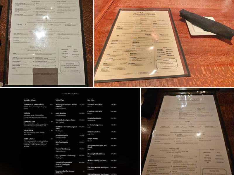 Downtown Kitchen Menu