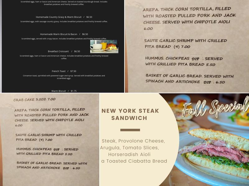 BISTRO C Menu