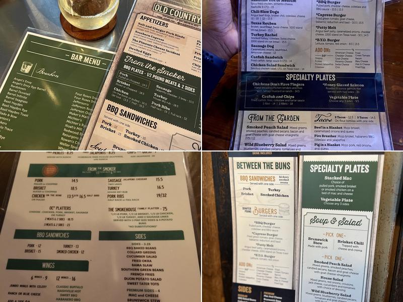 Old Country Place Menu