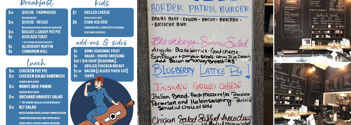 Victory Pie Company Menu