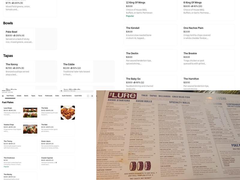 The Lure Menu