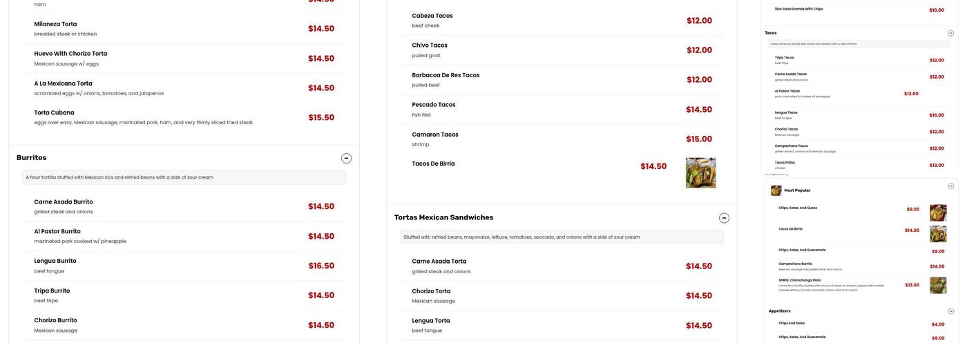 352 Delivery Menu