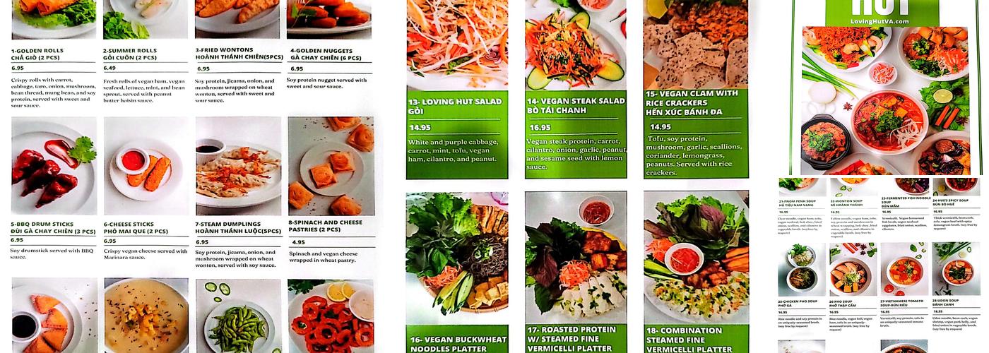 Loving Hut Healthy Cuisine Menu