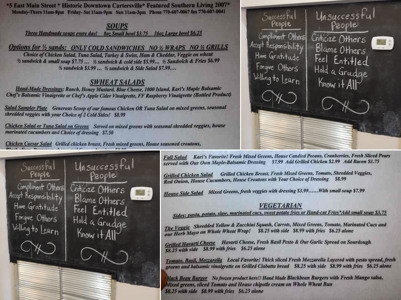 Swheat Market Menu