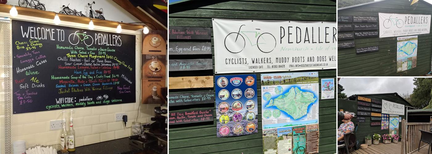 Pedallers cafe Menu