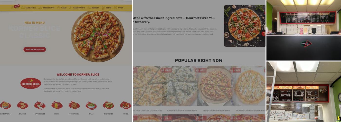 Korner Slice Menu
