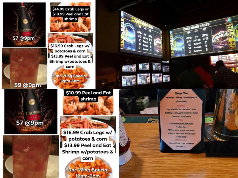 J. R. Crickets Union City Menu