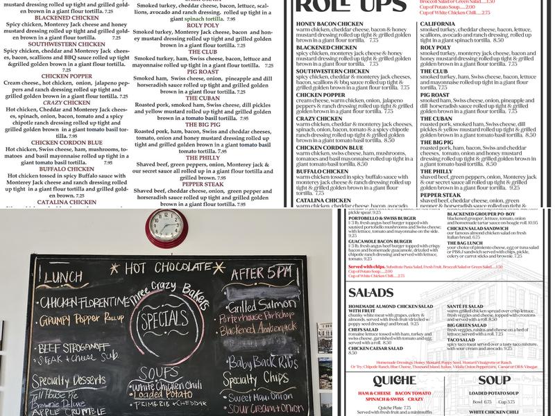 Three Crazy Bakers Menu