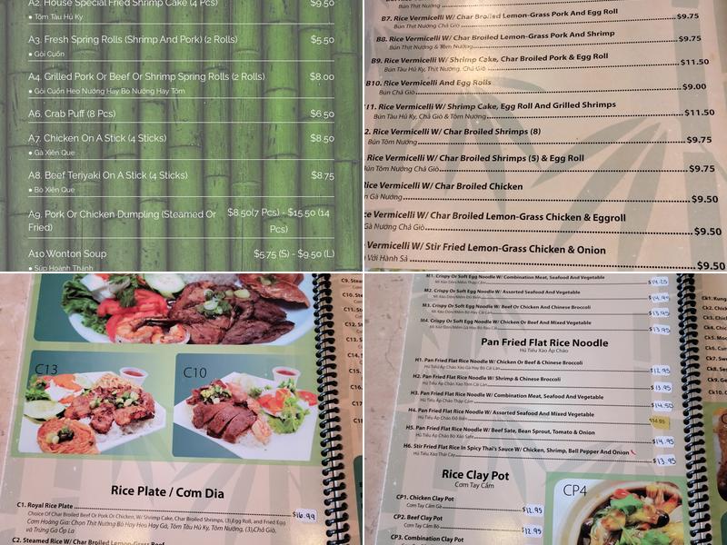 Pho An & Sushi Bar Menu