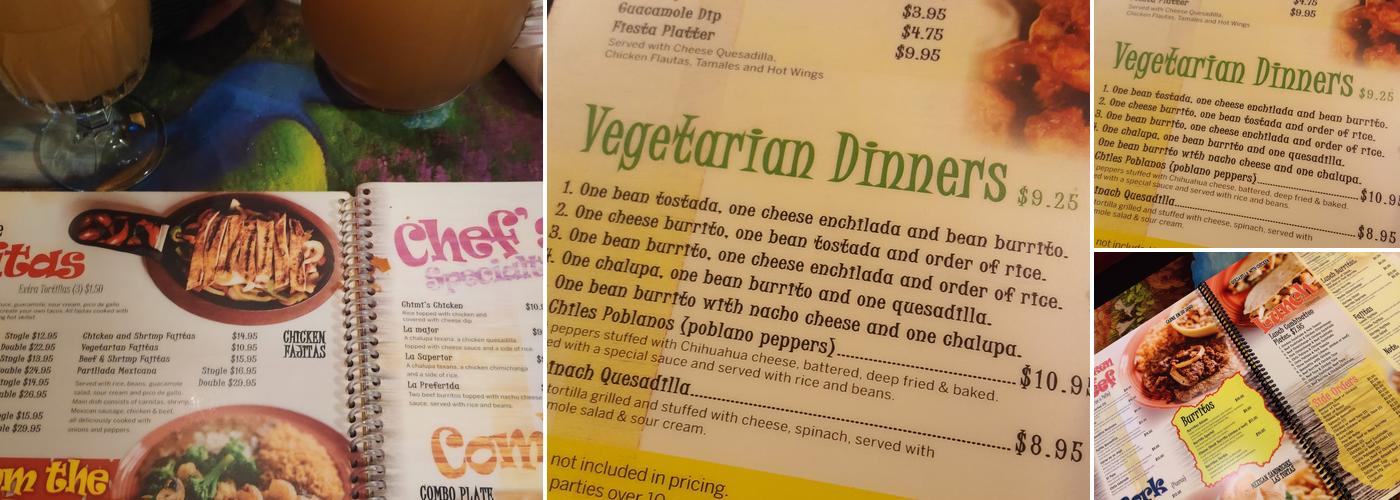 Chimi's Fresh-Mex Menu