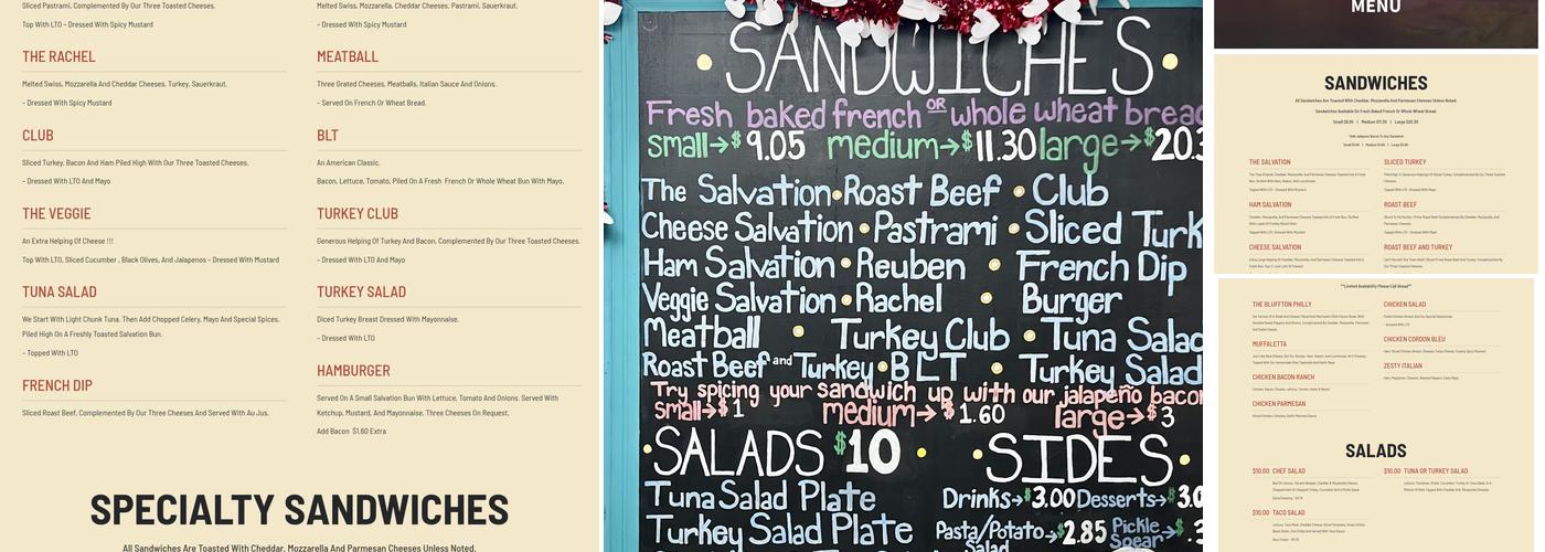 Alvin Ord's Of Bluffton Menu