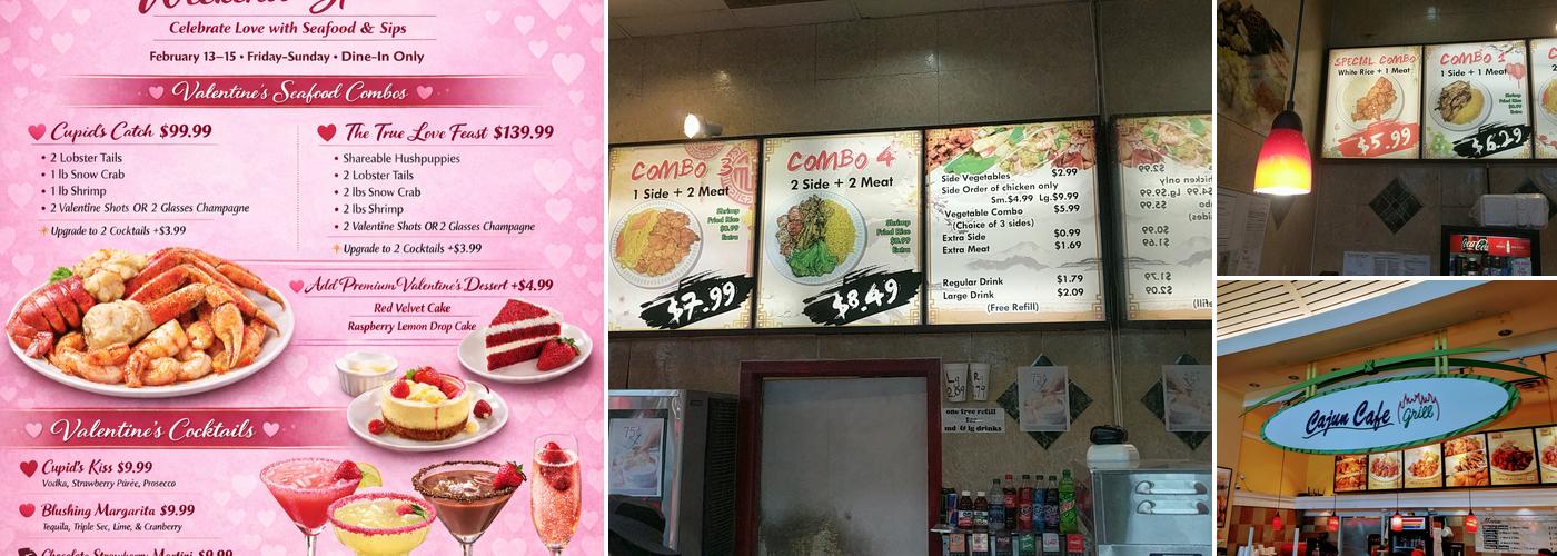 Cajun Cafe Menu