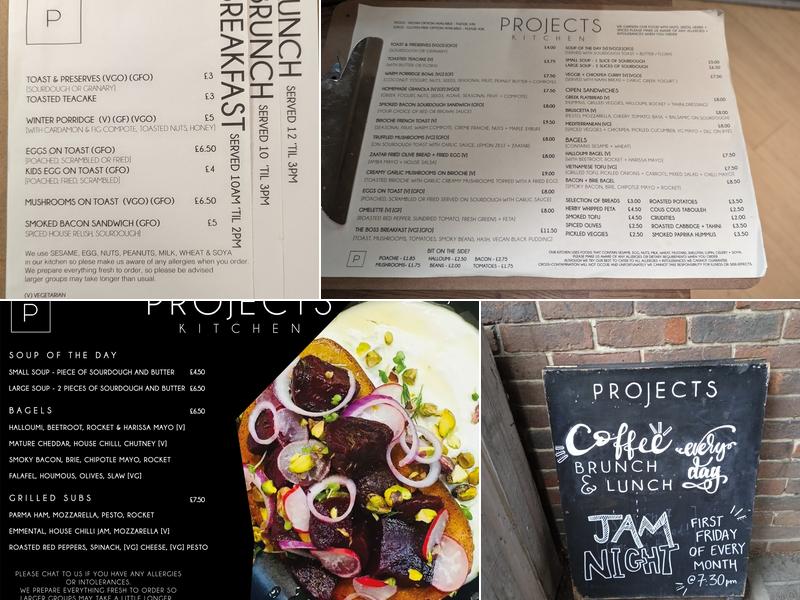 Projects Store & Kitchen Menu