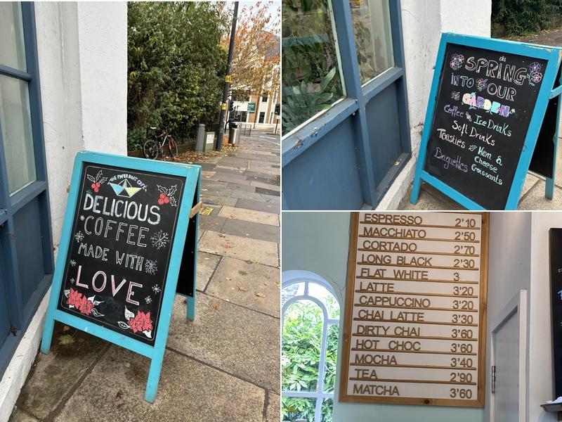 The Paper Boat Cafe Menu