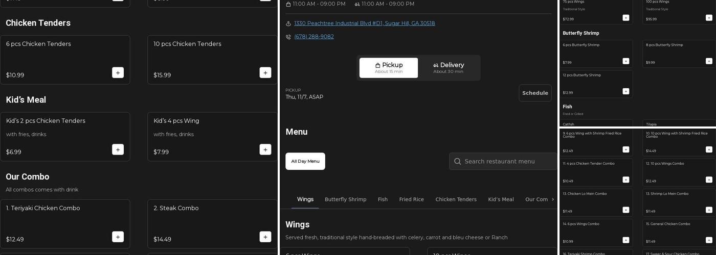 Kaito Menu