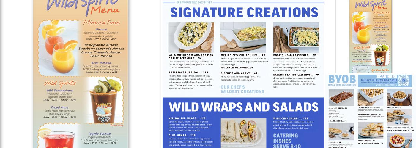 Wild Eggs Oakley Menu