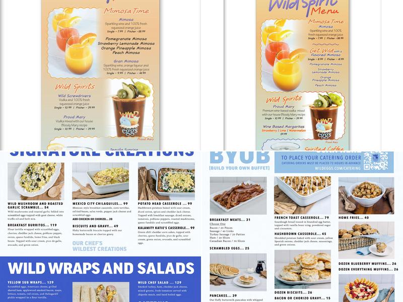 Wild Eggs Oakley Menu