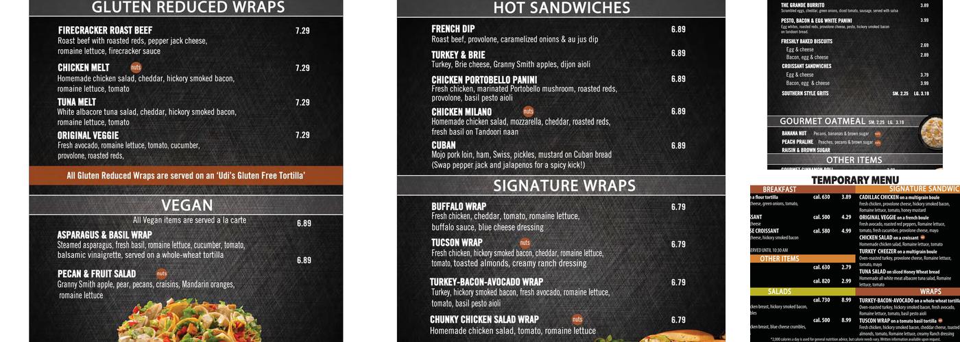 Rising Roll Gourmet Café Midtown (Regions Plaza) Menu