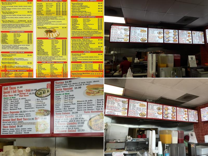 Mr. Taco Menu