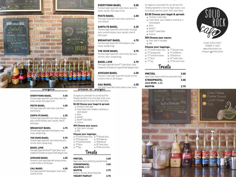 Solid Rock Cafe Menu