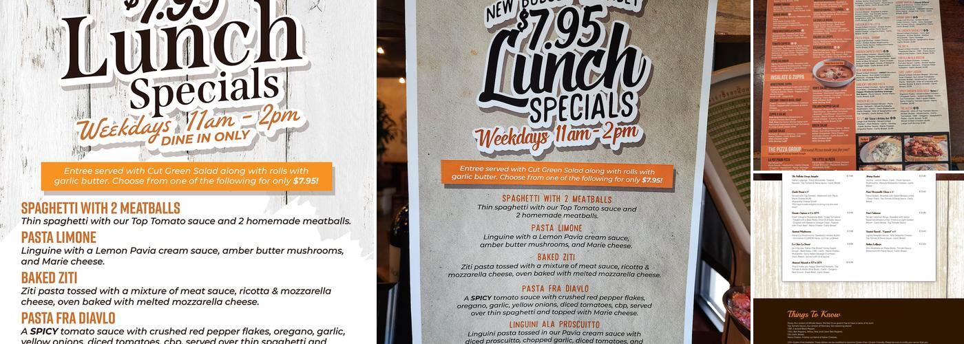 Pallotta's Italian Grill Menu