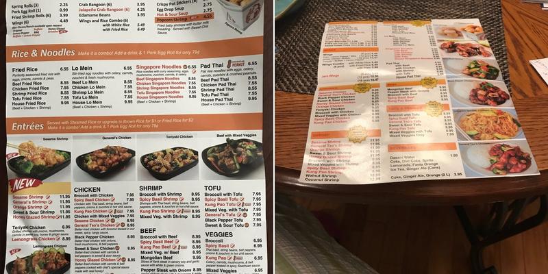 Rice Box Menu