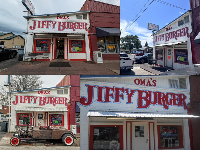 Oma's Jiffy Burger 403 Water St, Waxahachie