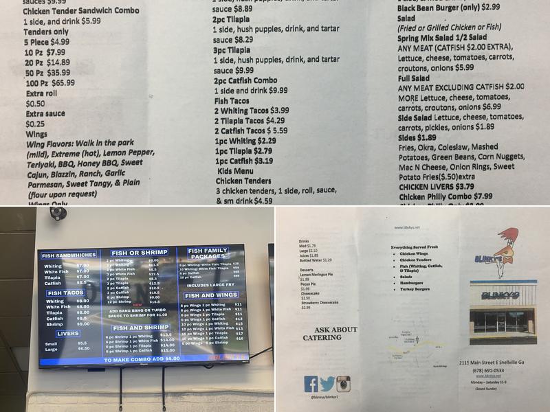 Blinky's Menu