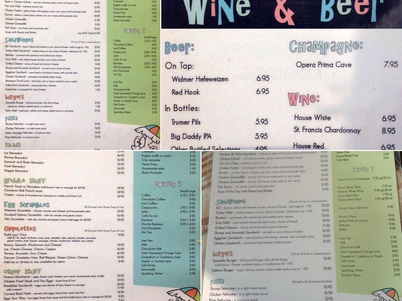 Bridgeway Cafe Menu