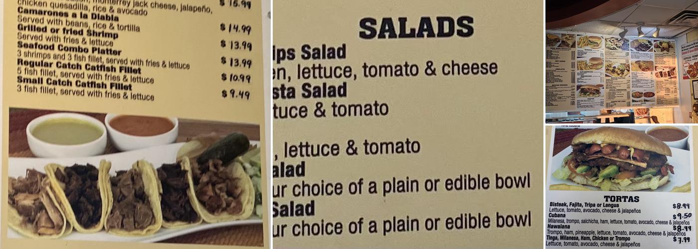Guerrero's Taqueria Menu