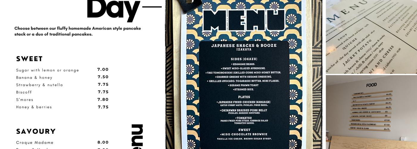 The Loquacious Baker Menu