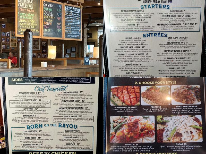 Rockfish Seafood Grill Menu