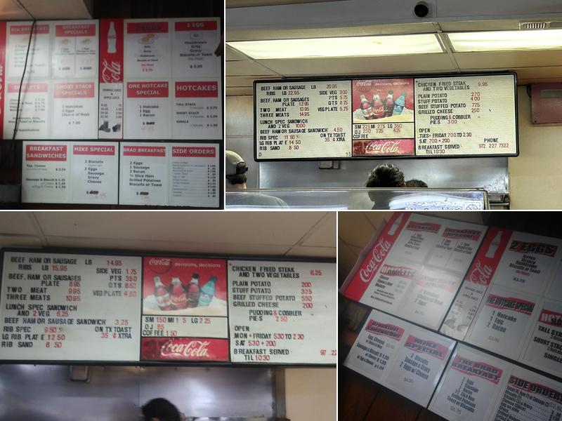 Hickory House Menu