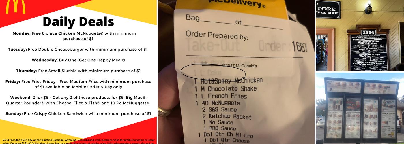 McDonald's Menu