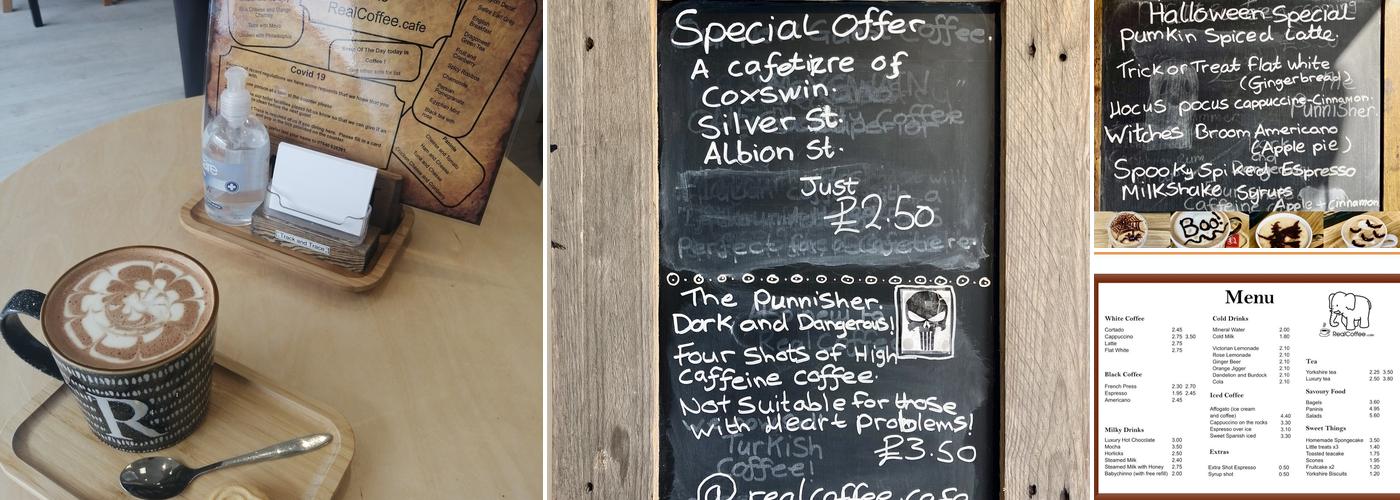 RealCoffee.cafe Menu