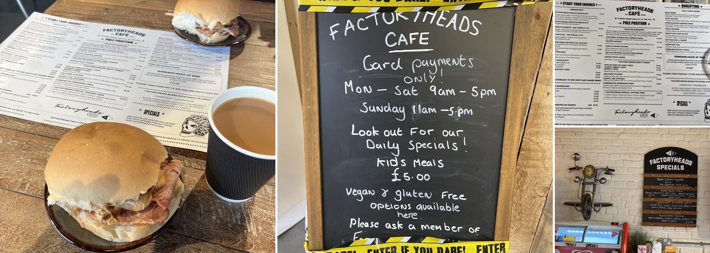 FactoryHeads Cafe Menu
