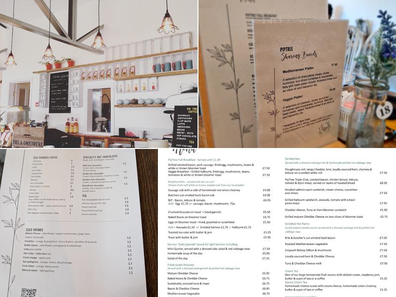 Pip Tree Café Menu