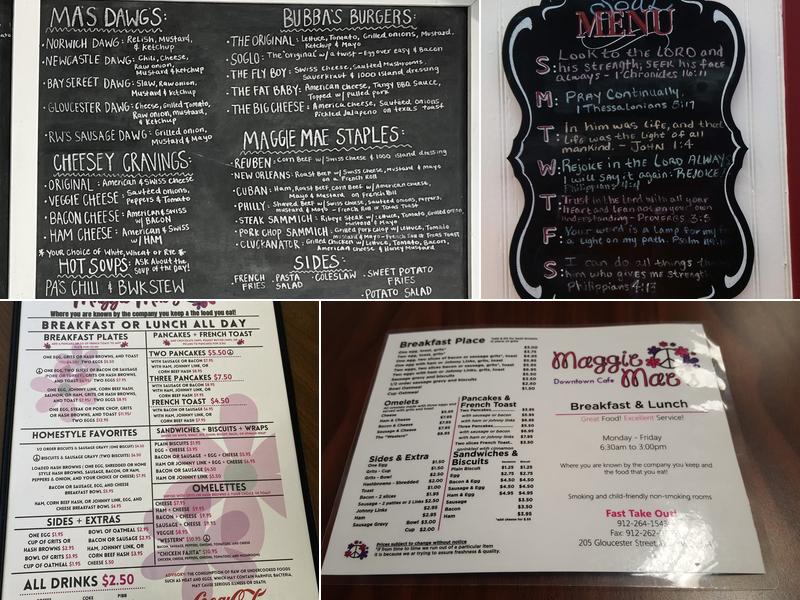 Maggie Mae's Menu