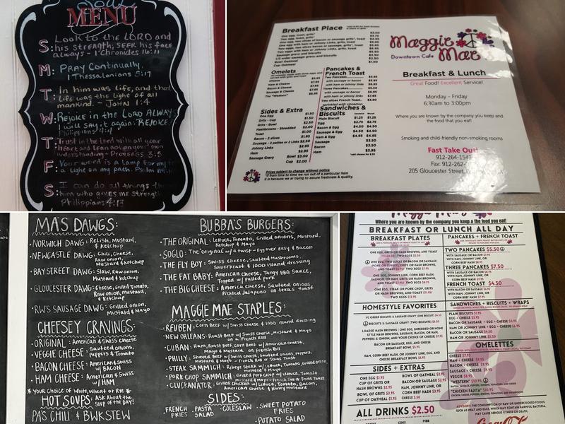 Maggie Mae's Menu