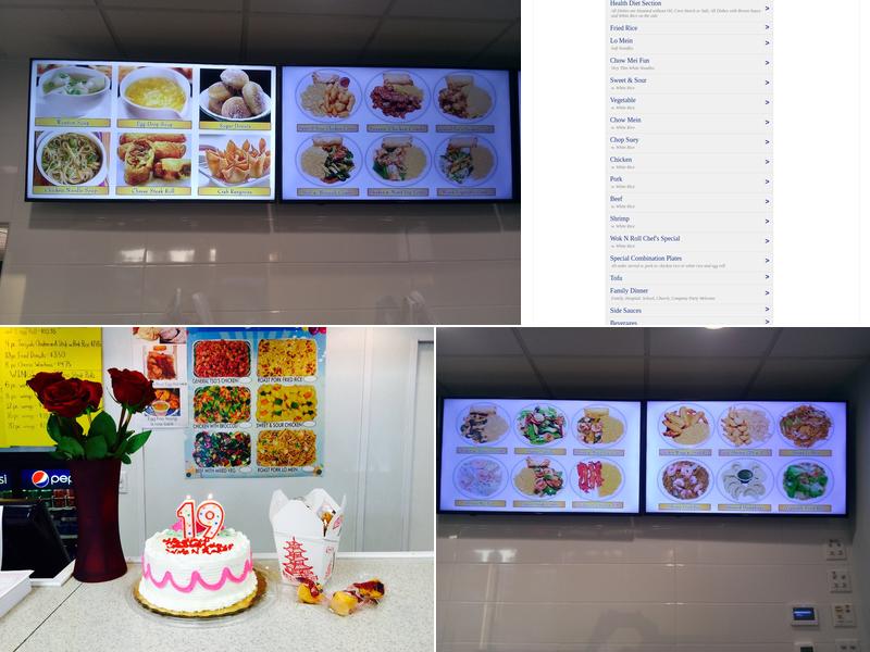 Michelle’s Wok N Roll Menu