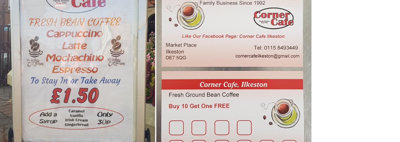 The Corner Cafe Menu