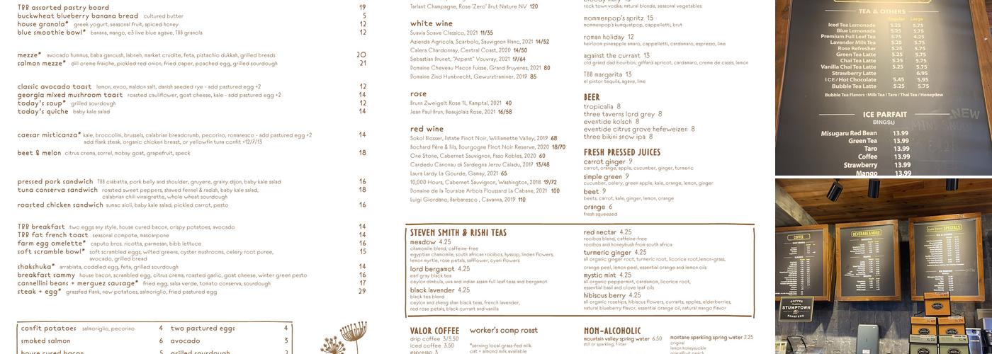 Caffè Bean Menu